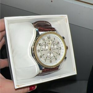 Gold and Brown FOCE Watch